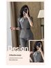 Women's Summer Seven-Sleeve Waist-Cinching Professional Suit for Jewelry Stores, Salons, and Hotel Receptionists