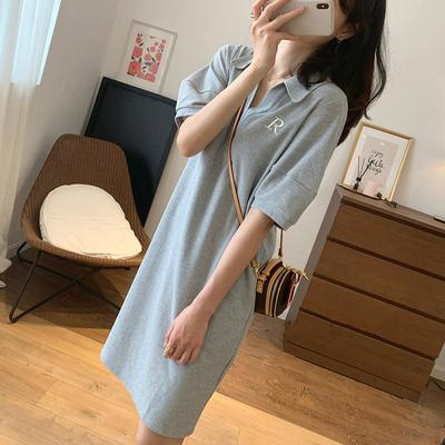 Black Skirt Short Sleeve Dress Female Summer Short Sleeves Beach Vacation Casual Dresses