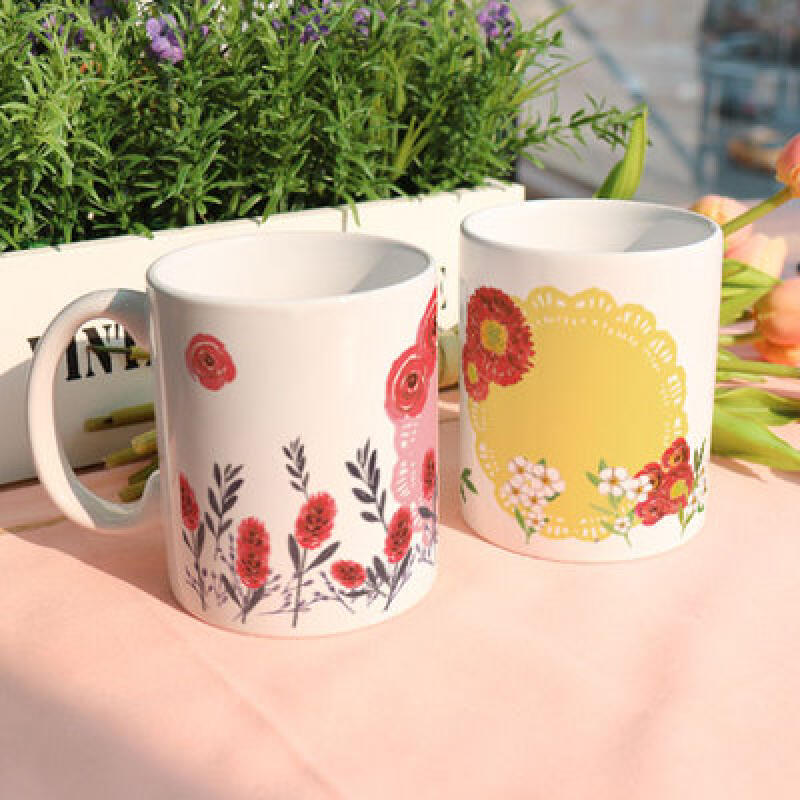 pa289-Design Mug 2p-Watercolor Flower 4