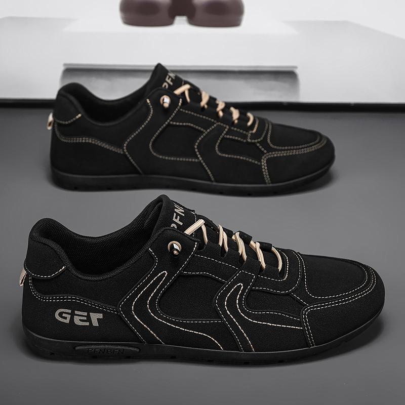 

39-44 Высококачественные модные кроссовки для мужчин Обувь Tenis Masculino Luxus Flat Повседневные дизайнерские кроссовки для бега Нескользящие Удобные 39 чёрный