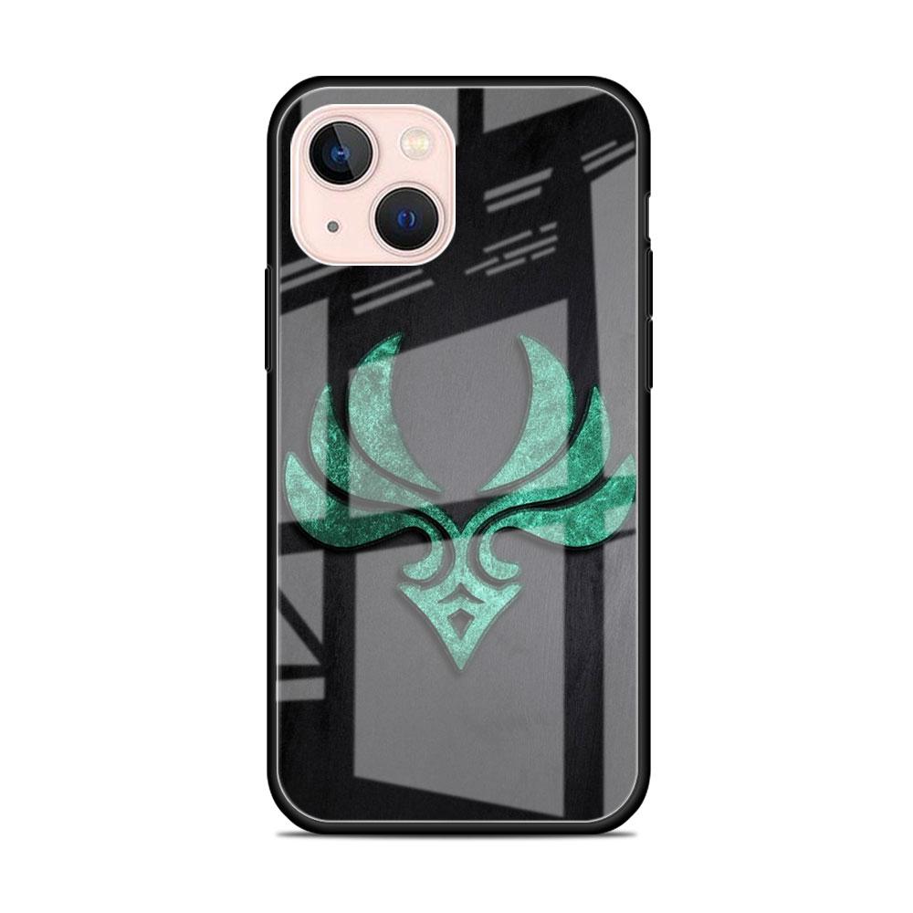 Szklane Etui Na Apple iPhone 14 13 Pro 11 12 7 8 Plus SE 2022 XR X XS Max 6 6S Hartowane Pokrowiec na Telefon Genshin Impact