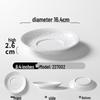 A5 Melamine Porcelain-Style Dessert Bowls: Creative Double-Ear Set for Sweets, Soup, Shaved Ice, and Snacks