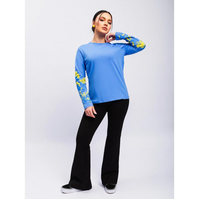 Stilvolles Damen Boxy Langarm-T-Shirt, Weicher Premium-Stoff, Minimalistische Bequeme Baumwollmischung, Ideal für Tägliche Outfits