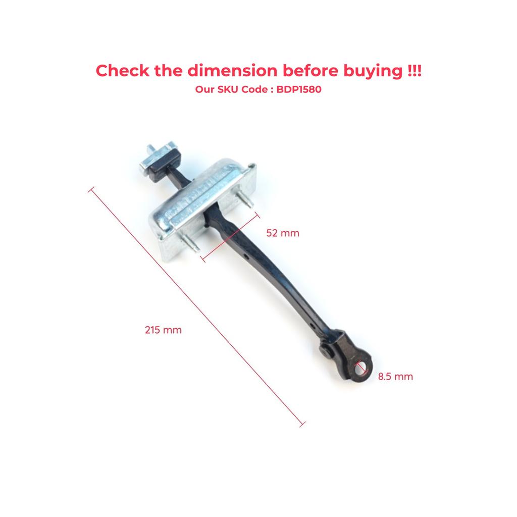 EDP1580 Rear Door Stop Check Assy Limiter Strap for Jeep Cherokee MK5 KL 2014-2023 K68103032AD