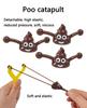 Humorous Shooting Slings Prank Fake Squeeze Poop Poo Activity Antistress Children's Day Stress Relief Toy Children Birth Date Celebration Present
