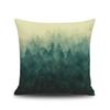Small Fresh Green Abstract Animal Digital Printed Linen Pillow Nap Office Cushion Pillow Cover