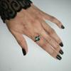 Серебряное кольцо с топазом Лондон Блю 0.817ct, вес изделия 2,42 гр (2188674)