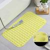 PVC Non-Slip Bath Mat with Suction Cups Shower Bathtub Mat Anti-Fatigue Bathroom Floor Mat Massage Foot Pad
