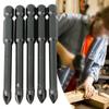 Marble Porcelain Brick Ceramic Glass Tile Hex Shank Drill Bits Black Triangular YG6X Alloy 74mm Multifunctional
