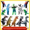 Halloween Inflatable T-Rex Riding Costume Set: Dinosaur, Shark, Cow, Alien, Ghost & Man Doll