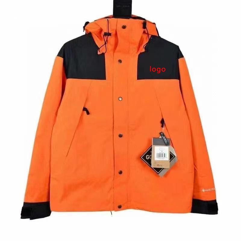 

Beijia 1990 Unisex Hooded Color Block Jacket - Trendy Spring Outerwear XL помаранчевий