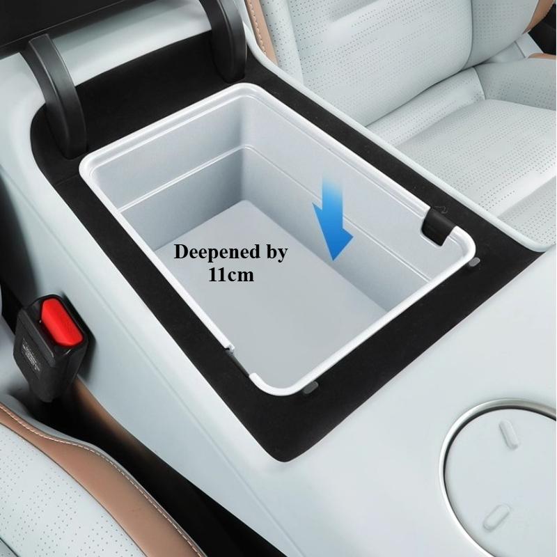 For Avatr 07 Armrest Box Storage Box Central Control Lower Storage Box Storage Interior Accessories Supplies Change Decoration 7HD