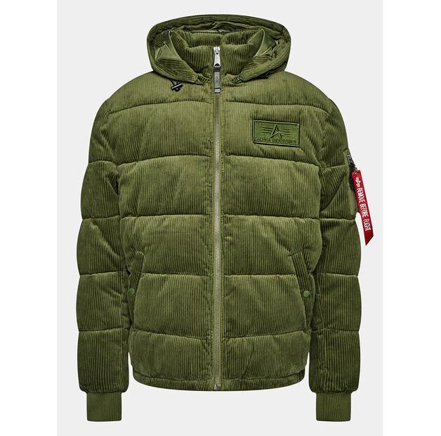 

Пуховик Alpha Industries Cord 138118 зеленый Regular Fit XL