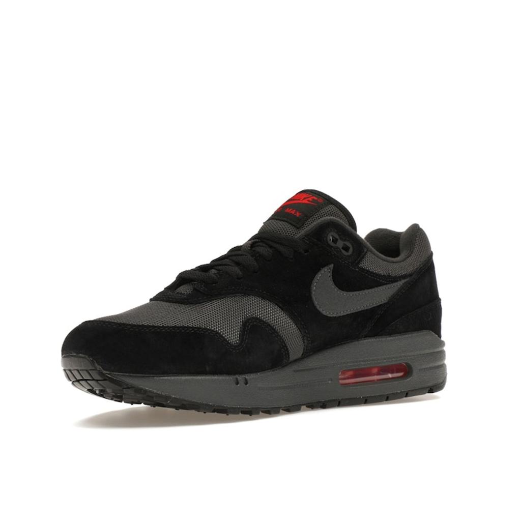 Nike Air Max 1 Schwarz University Rot Herren Sneaker Anthrazit FV6910-001