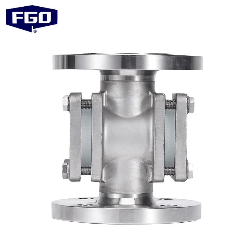 FGO Stainless Steel Square Flange Sight Glass DN40