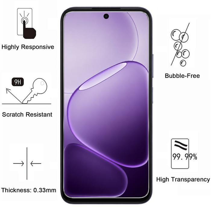 Cover Antiurto per Oppo A6 5G/A6x 4G/A6x 5G/A6T 4G/A6T 5G/A6K 5G e 2 Pellicole Protettive Schermo in Vetro Temperato Phonillico®