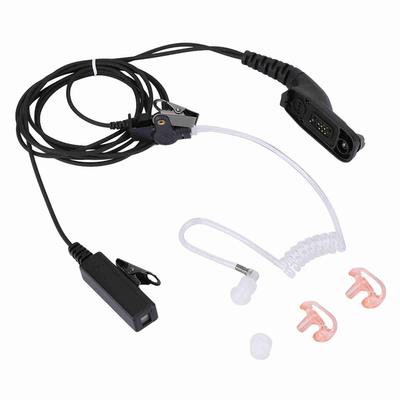 2-Pin Luftschlauch Walkie-Talkie Ohrhörer PTT Kopfhörer Audio Überwachungskit für Motorola
