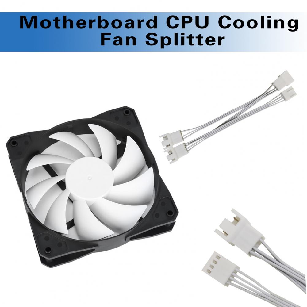 4Pin PWM Fan Splitter Cable Motherboard CPU Cooler Cooling Fan 1 To 3 Convertor Computer Fan Connector Extension Cord