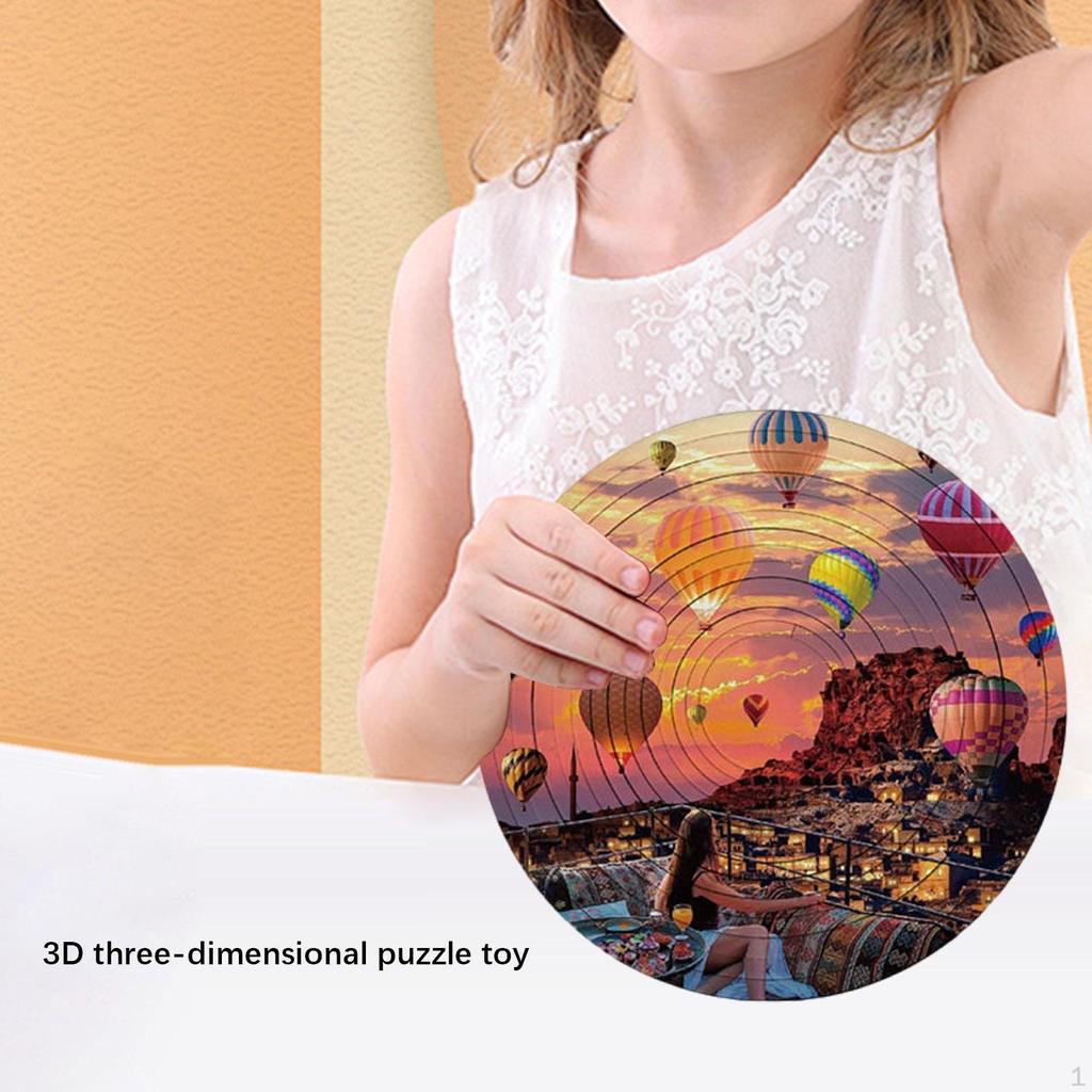 3D Rotating Rotate Flip Puzzle Intelligence Toys Funny Party Favor Kids Puzzles for Girls