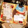 Yoofun 50 Blatt Leichte Vintage Basic Notizblöcke Materialpapier Junk Journal Scrapbooking Karten Retro Hintergrund Dekorpapier