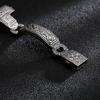 Braccialetti con Ciondolo Croce Grande Cristiana Uomo 20cm Acciaio Inossidabile Simbolo Misterioso Bracciale Amuleto di Preghiera Gioielli 2020