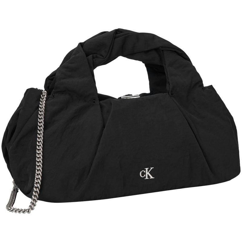 New CALVIN KLEIN Fabric Cloud Bag, Handbag Medium Women's Space Black 4K3094G-UB1