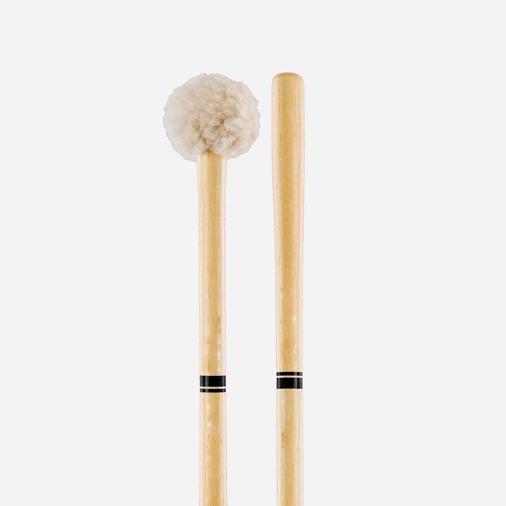 

PROMARK Marching Bass Drum Mallets, Soft - Best for 11-22 Drums, PSMB2S