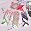 Korean Versatile Four seasons seasons Belt Chain Women's twill Decorative Small Silk Scarf Hair Band Binding Bag Handle Ribbon