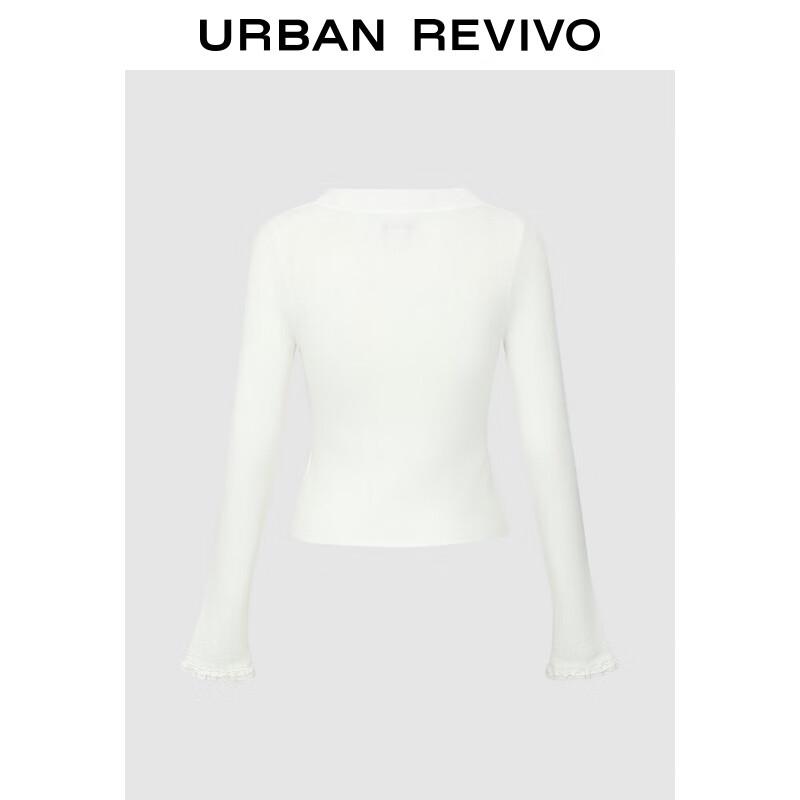 UR Women's Lace Bow Knit Top