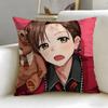 anime Senpai Is an Otokonoko Cushion Cover Soft  EasyWash Pillow Case  Versatile for Couch Bed Travel and Office