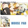 Gaming Hoshimi Miyabi Ye Shunguang Mouse Pad Evelyn Ellen Zenless Zone Zero Keyboard Desk Mats XXL Anime Girls Mousepad