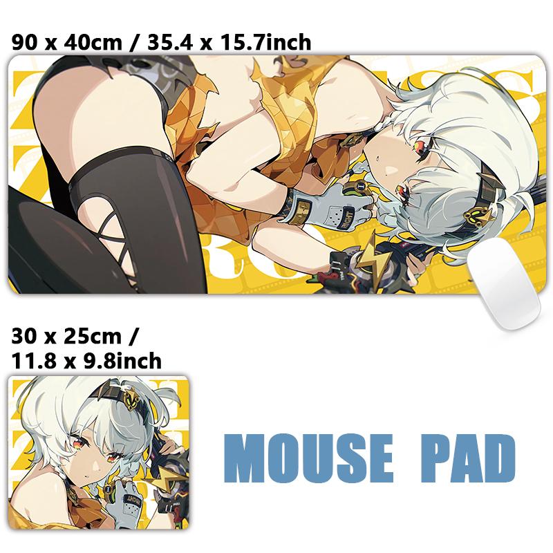 Gaming Hoshimi Miyabi Ye Shunguang Mouse Pad Evelyn Ellen Zenless Zone Zero Keyboard Desk Mats XXL Anime Girls Mousepad