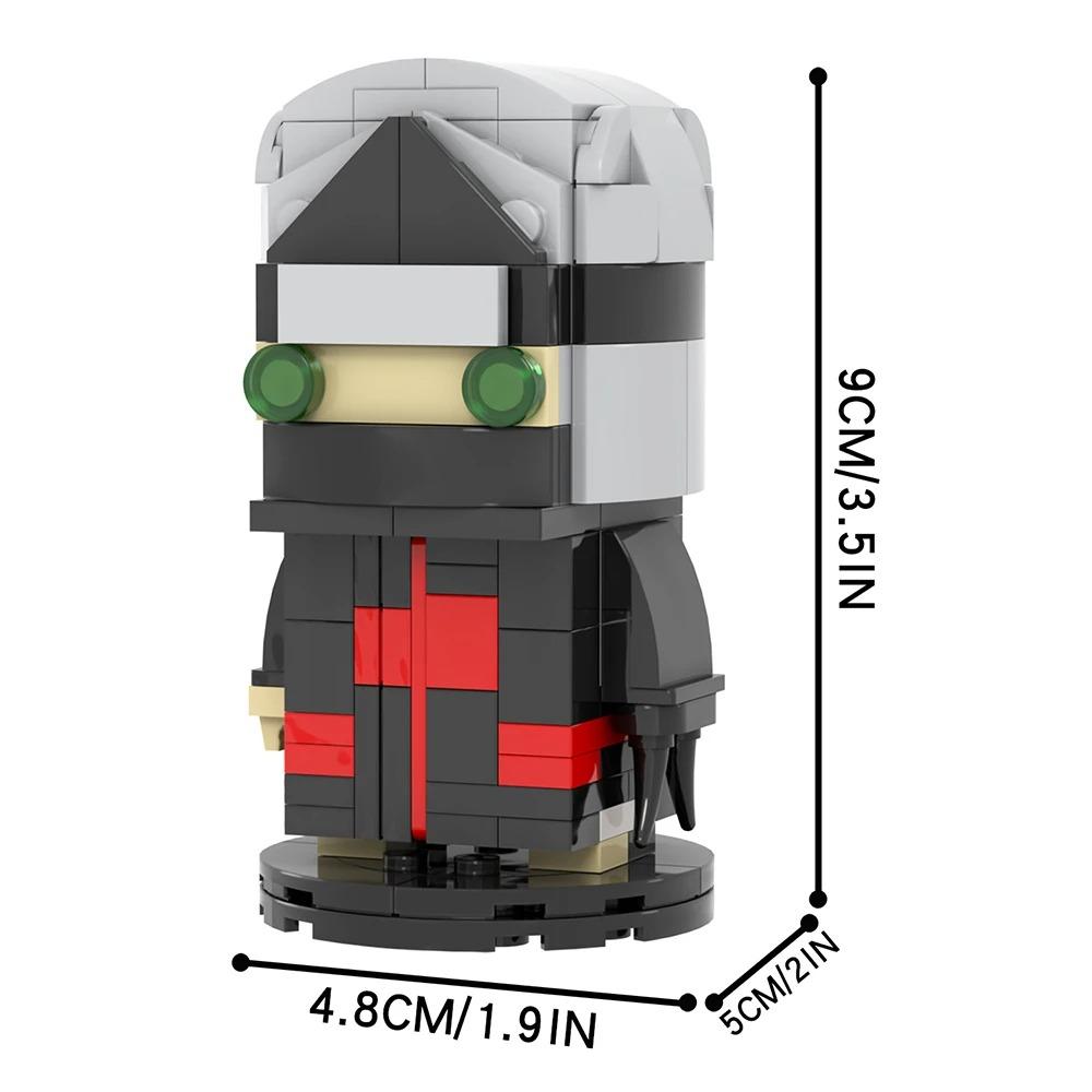 MOOXI Anime Cartoons MOC Bricks Set Compatible BrickHeadsed Building Blocks Parts Kids Education Toys For Children Birthday Gift