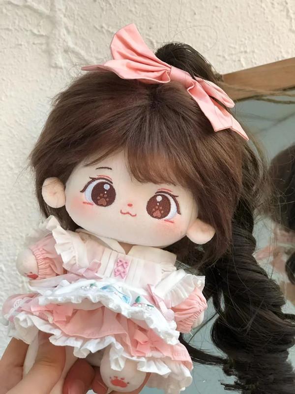 

Плюшевая кукла Мяо Мяо 20 см со сменной одеждой – Идеальный подарок для девочек 20cm Miaomiao Skeleton Installed