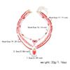 Multi-layer Pearl Beaded Necklace Bow Stacked Clavicle Choker Trendy Strawberry Necklace  Women