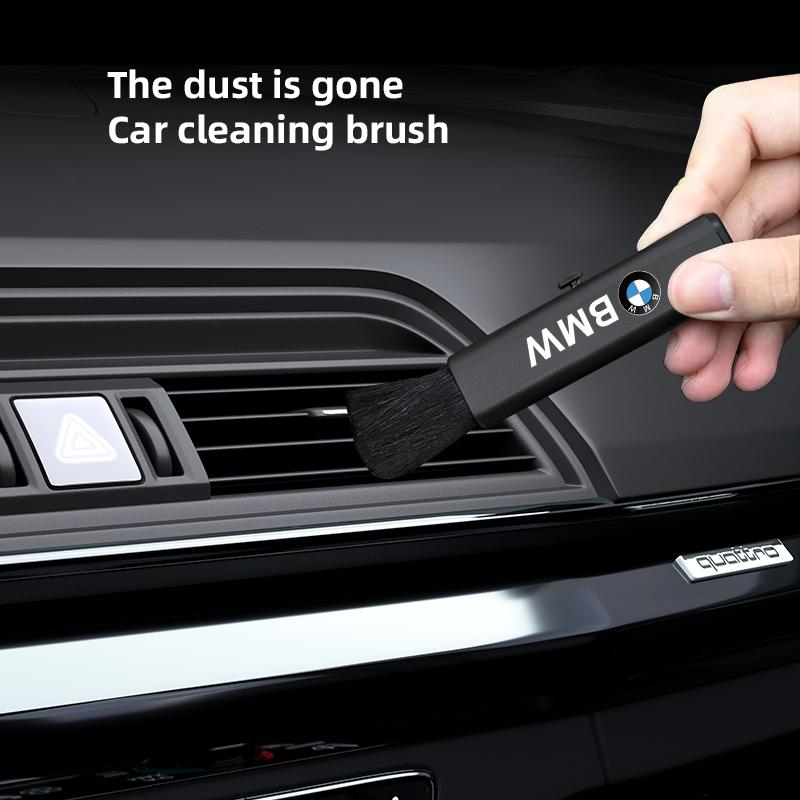 For BMW X1 X2 X3 X5 X4 X6 X7 iX3 F20 F10 F07 E70 E4 Telescopic Brush Car Cleaning Tools Retractable Soft Wool Brush Keychain