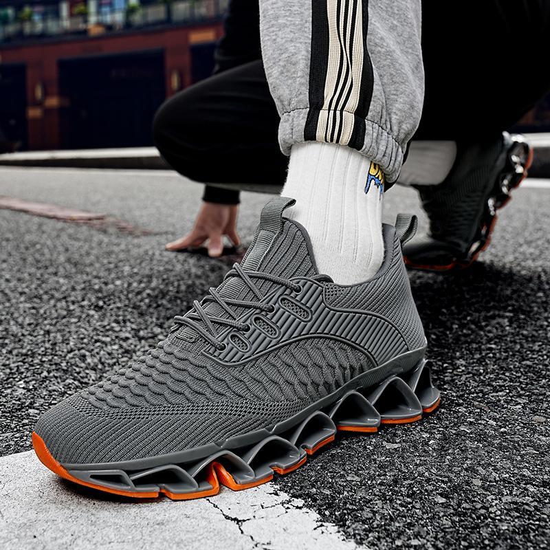 New Men Running Shoes Size 48 Lace Up Jogging Casual Blade Walking Brand Sneakers Breathable Outdoor Leisure Comfortabl