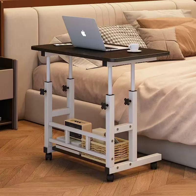 Adjustable Mobile Bedside Table - Compact Sofa Desk for Home and Office