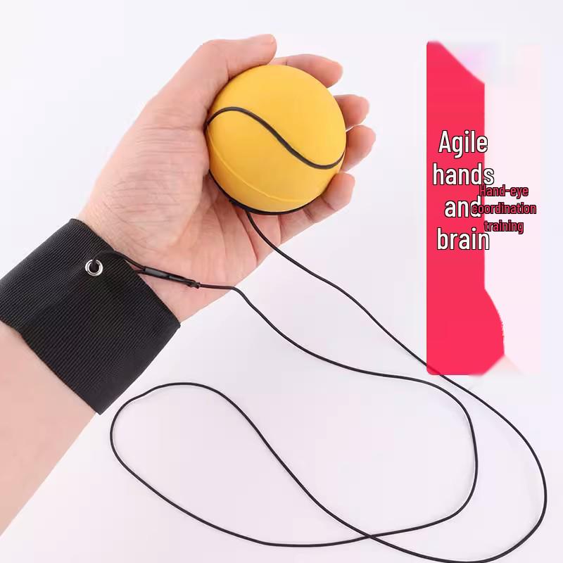 

Elastic Wrist Rebound Ball - Magic Hand-Thrown Decompression Toy PU