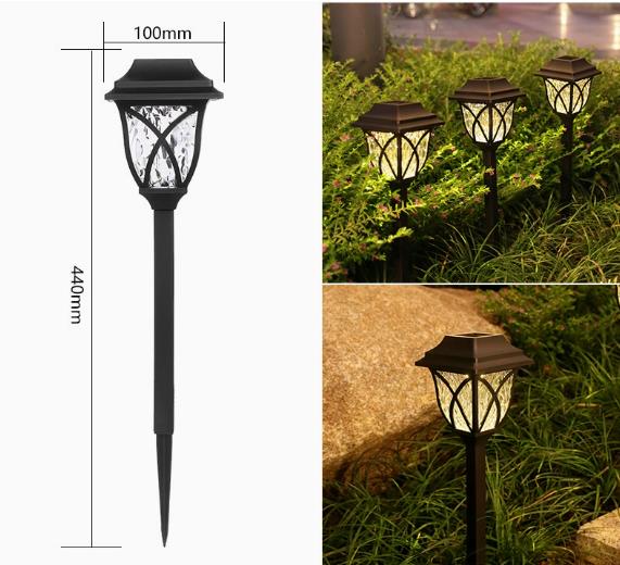 

Solar Lamp LED Warm Light Outdoor Waterproof Lawn Lights Walkway Driveway Lighting Garden Landscape Yard Planter Decoration