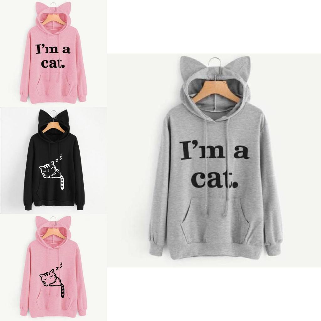 Streetwear Hoodie For Women With Letter Pattern And Cotton Blend For Casual Fall Fashion