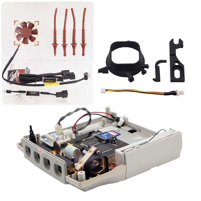 DC Cooling Fan 3d Printing Kit Bitfunx Black Fan Mount Kit+NF-A4x10 5V Fan for Dreamcast DC