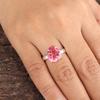 Pink Tourmaline Gemstone 925 Sterling Silver Jewelry Statement Designer Ring Gift For Wife RR-81-16