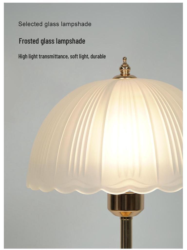 Crystal Petal Bedside Lamp: Elegant and Luxurious Atmosphere Lighting, Rechargeable Wedding and Bedroom Table Lamp.