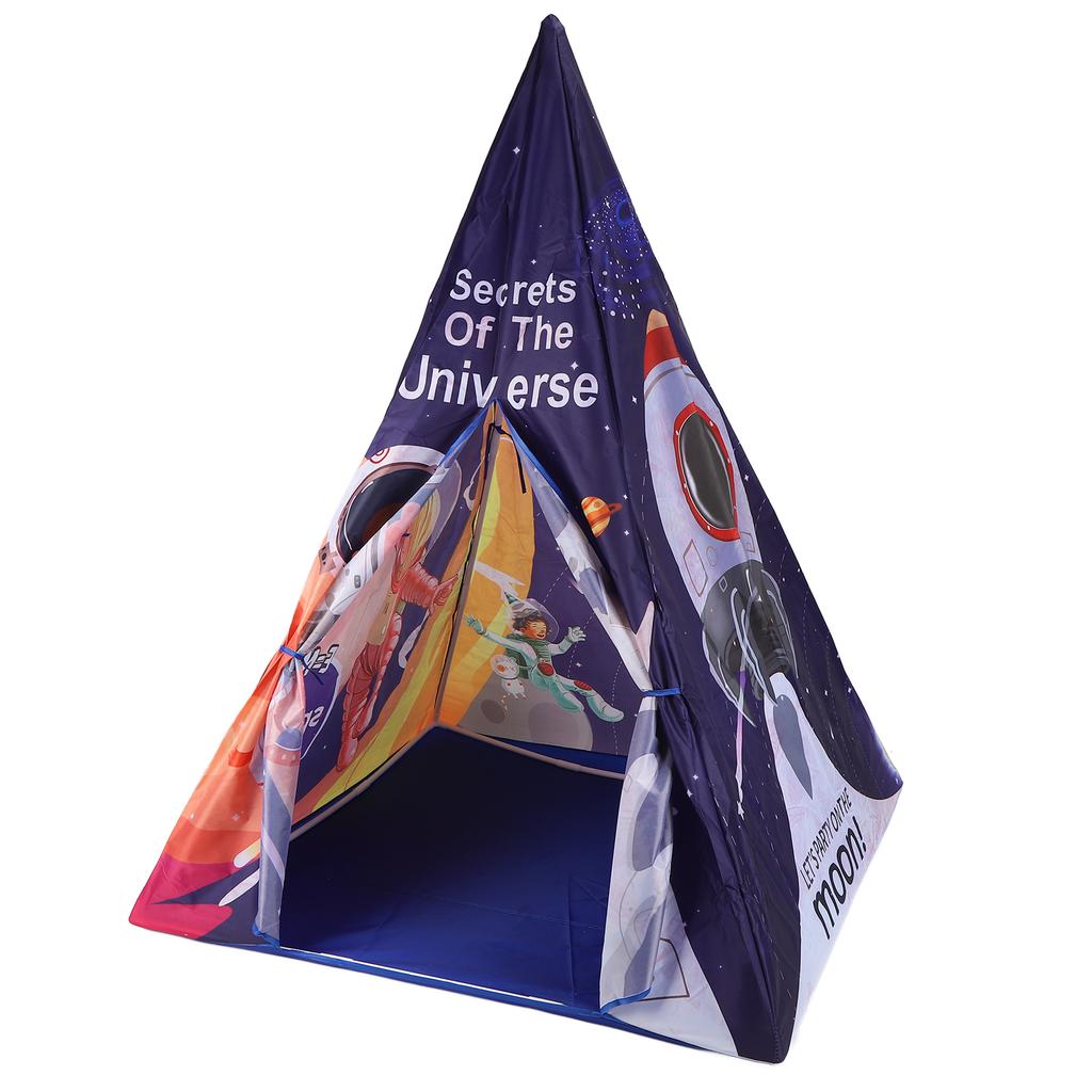 Space World Kids Play Tent Foldable Indoor Outdoor Tent Playhouse Cosmic Exploration Kids Tent