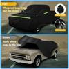 Copriauto Impermeabile Copri Camion da Esterno con Cerniera con Protezione da Vento Sole Raggi UV e Polvere Per Chevrolet C10 C20 K10 1960-1991