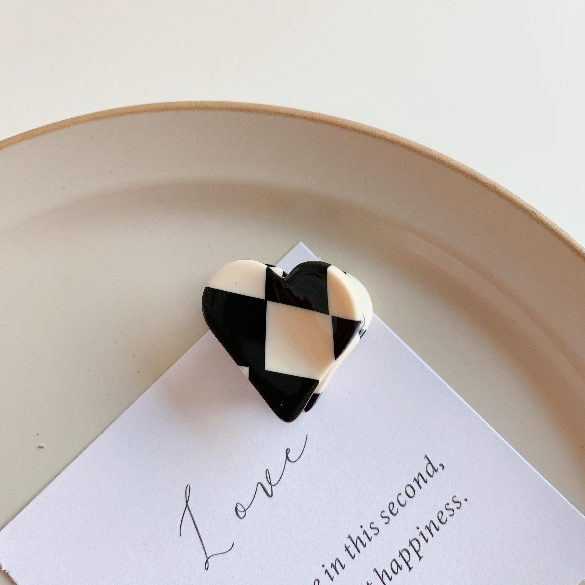 

Vintage Hair Clips for Women Acetate Hair Claw Cute Small Plaid Claw Clip Girls Hair Barrettes Hair Accessories Hair Clip Gift