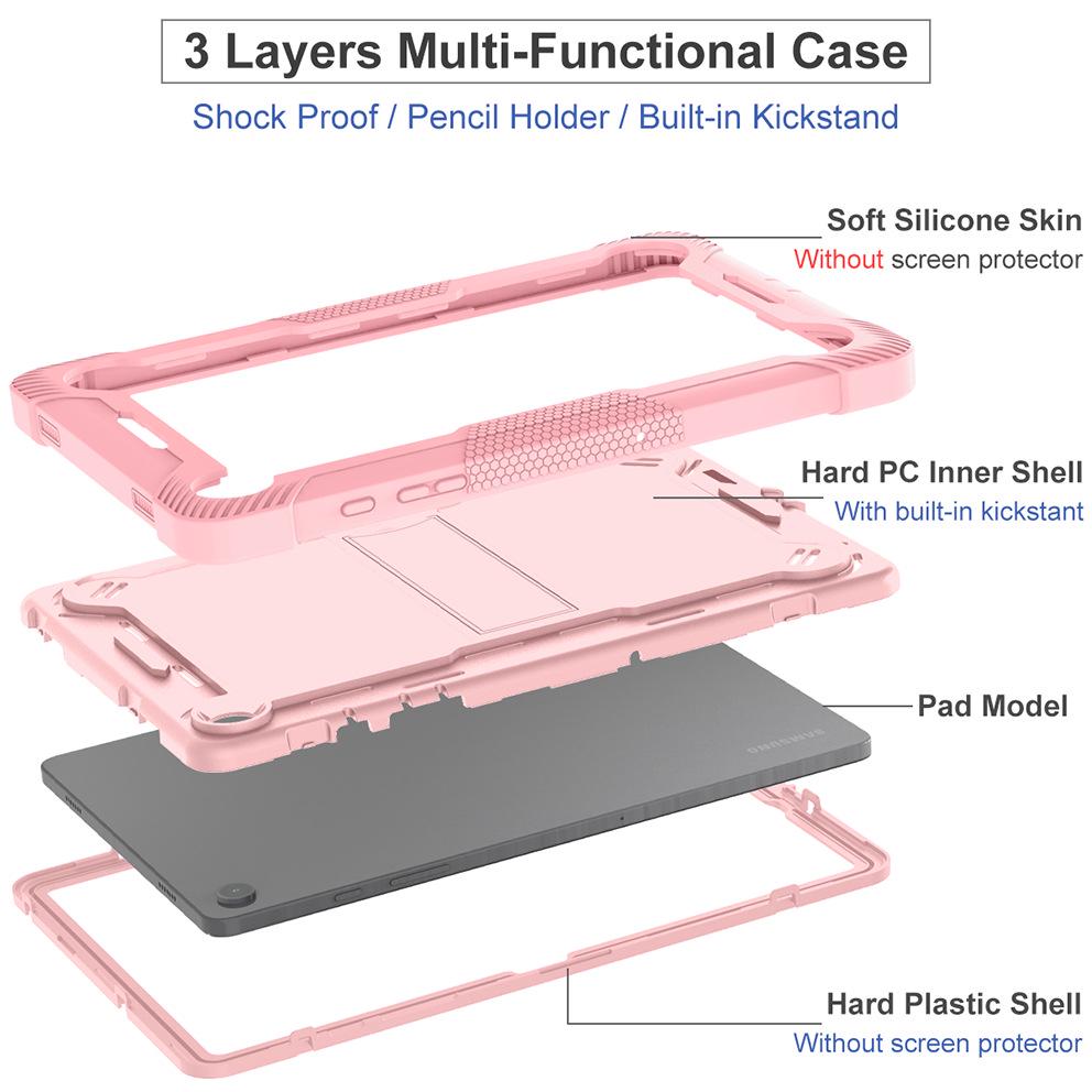 Samsung Tablet Protective Case for A11, A7 Lite, A8, A9 Plus with Stand and Drop-Proof Design for S9 FE/S10 Plus/11