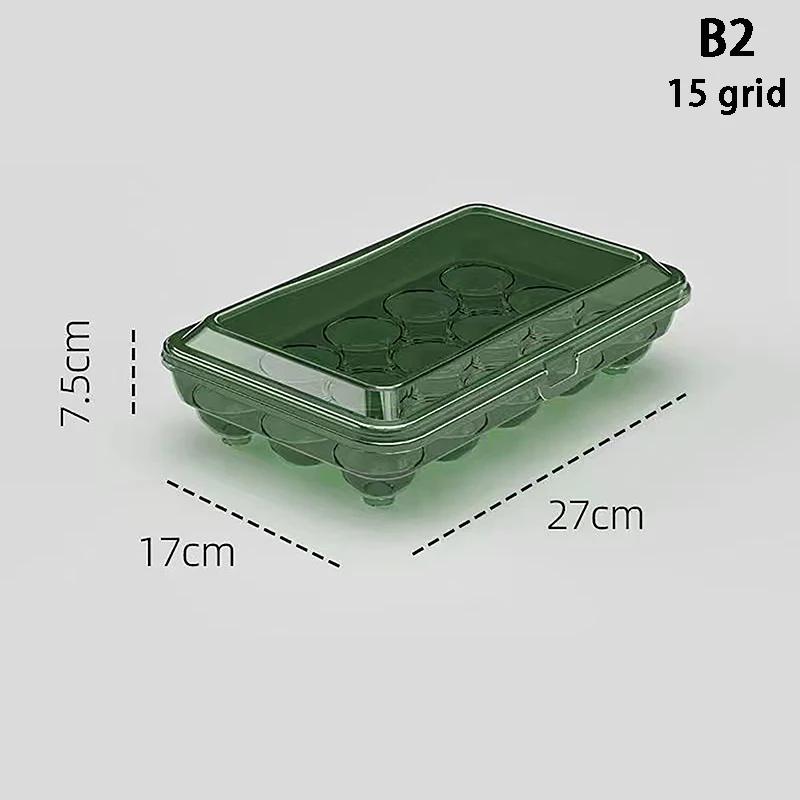 Eierhalter-Tablett mit Deckel Aufbewahrungsbox Spezielle Kühlschrank-Aufbewahrung und Organisation Tragbare Lebensmittelqualität Küchen-Konservierungsbox