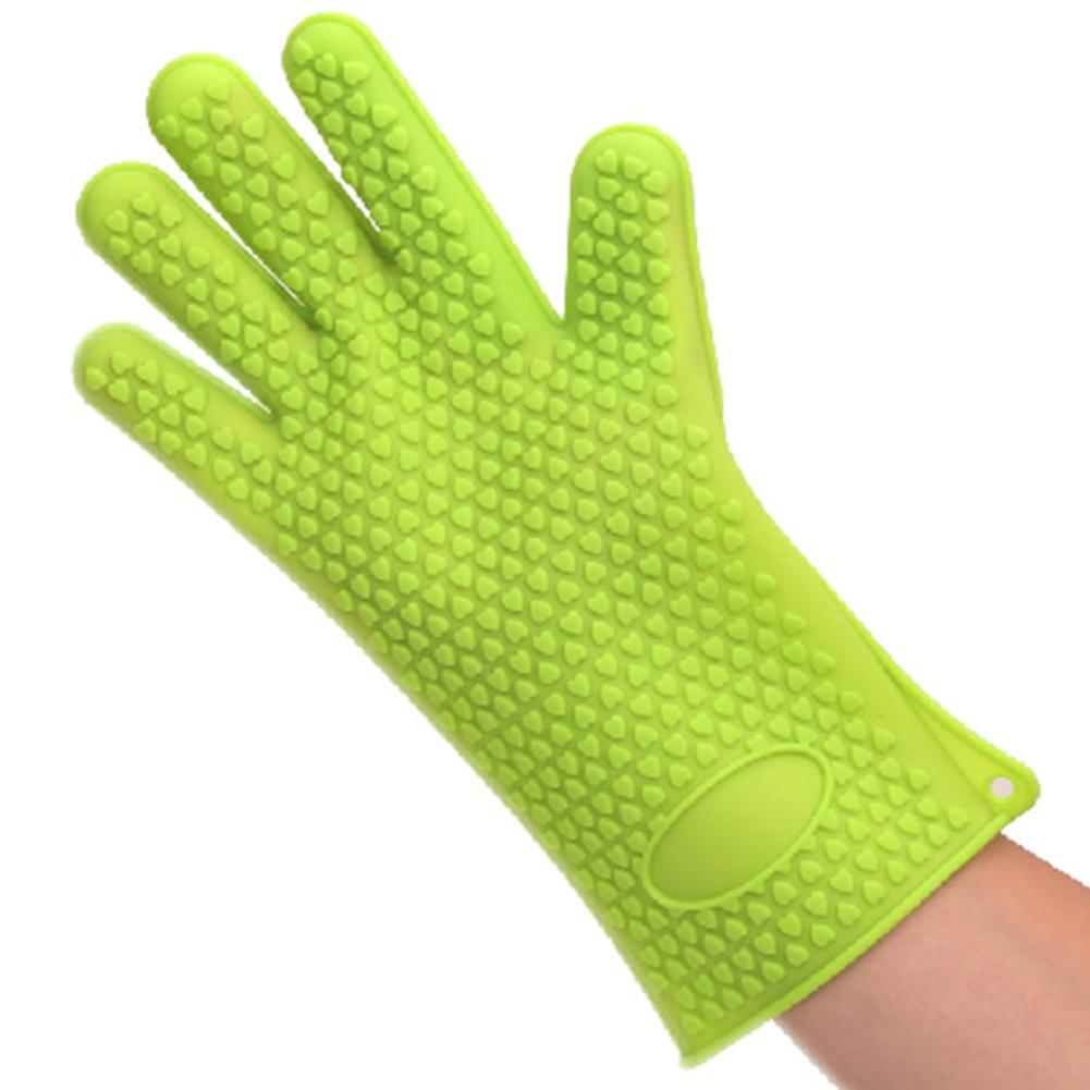 1PC Heat Resistant Microwave Oven Silicone Glove for Baking Kitchen Cleaning